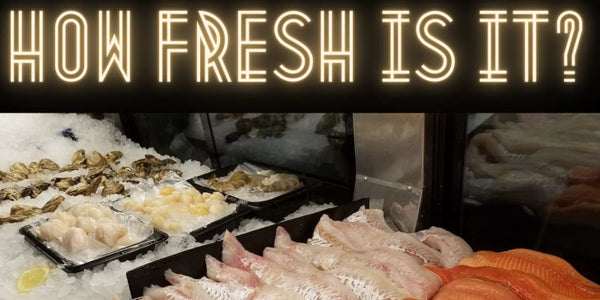 Is grocery store seafood fresh?