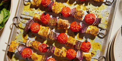 Curried Cod Kebabs