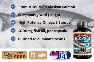 Benefits of wild alaskan salmon fish oil supplement.