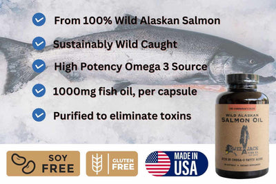 Wild Alaskan Salmon Oil Omega-3 Supplement (Lewistown)